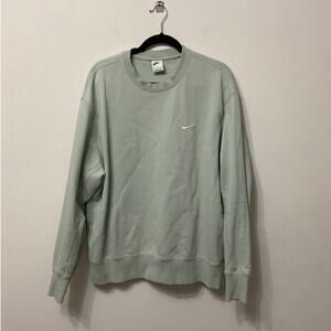 Preloved Nike Sportswear Classic Fleece Crew Pullover Mint Size L $90 MSRP